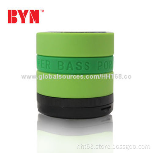 Bluetooth Speaker for iPhone, iPod and MP3 Player, Supports T-Flash Card, with LED FunctionNew